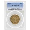 Image 1 : 1874 $10 Liberty Head Eagle Gold Coin PCGS AU50