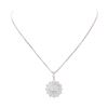 Image 1 : 14KT White Gold 1.14 ctw Diamond Pendant & Chain