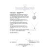 Image 3 : 14KT White Gold 1.14 ctw Diamond Pendant & Chain