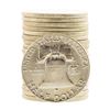 Image 2 : Roll of (20) Brilliant Uncirculated 1962 Franklin Half Dollar Coins