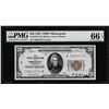 Image 1 : 1929 $20 Federal Reserve Bank Note Minneapolis Fr.1870-I PMG Gem Uncirculated 66