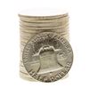Image 2 : Roll of (20) Brilliant Uncirculated 1962-D Franklin Half Dollar Coins