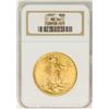 Image 1 : 1927 $20 St. Gaudens Double Eagle Gold Coin NGC MS64