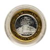 Image 2 : .999 Fine Silver Golden Nugget Las Vegas, Nevada $10 Limited Edition Gaming Toke