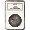 Image 2 : None Finer 1850-O $1 Seated Liberty Dollar Coin NGC MS64