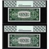 Image 2 : Set of 1935A $1 R & S Experimental Silver Certificate Notes PCGS Gem New 65PPQ