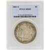 Image 1 : 1881-S $1 Morgan Silver Dollar Coin PCGS MS65