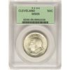 Image 1 : 1936 Cleveland Commemorative Half Dollar Coin PCGS MS65 Old Green Holder