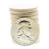 Image 1 : Roll of (20) Brilliant Uncirculated 1963-D Franklin Half Dollar Coins