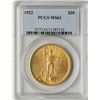 Image 1 : 1922 $20 St. Gaudens Double Eagle Gold Coin PCGS MS63