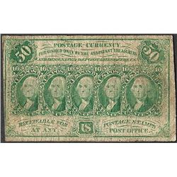 1862 First Issue 50 Cents Fractional Currency Note