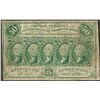 Image 1 : 1862 First Issue 50 Cents Fractional Currency Note