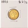 Image 1 : 1853 $2 1/2 Liberty Head Quarter Eagle Gold Coin