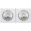 Image 2 : Lot of (2) 1996 $1 American Silver Eagle Coins