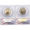 Image 2 : Lot of (2) 2008 Presidential Oath Dollar Coins ANACS MS65
