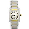 Image 1 : Cartier Ladies Tank Francaise Stainless Steel 25mm Silver Roman Dial Watch