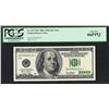 Image 1 : 2001 $100 Federal Reserve STAR Note PCGS Gem New 66PPQ