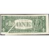 Image 2 : 1977 $1 Federal Reserve Note Double Gutter Fold ERROR Note