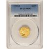 Image 1 : 1925-D $2 1/2 Indian Head Quarter Eagle Gold Coin PCGS MS63
