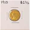 Image 1 : 1913 $2 1/2 Indian Head Quarter Eagle Gold Coin