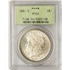 Image 1 : 1881-S $1 Morgan Silver Dollar Coin PCGS MS64 Old Green Holder