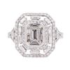 Image 2 : 14KT White Gold 2.18 ctw Diamond Ring