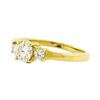 Image 2 : 14KT Yellow Gold 0.66 ctw Diamond Ring