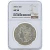 Image 1 : 1893 $1 Morgan Silver Dollar Coin NGC AU58