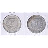 Image 2 : Lot of (2) 1892 $1 Morgan Silver Dollar Coins