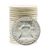 Image 2 : Roll of (20) Brilliant Uncirculated 1962-D Franklin Half Dollar Coins