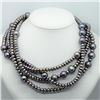 Image 1 : Freshwater Pearl Long Necklace (60Inch) Necklace, Insurance Value $687 (Estimated Selling Price from