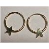 Image 1 : 14KT Gold 2 Pairs of Hoop Earrings. Approx Retail $160