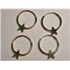 Image 2 : 14KT Gold 2 Pairs of Hoop Earrings. Approx Retail $160