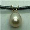 Image 1 : 14kt. Gold Fresh Water Pearl Pendant. Retail $200