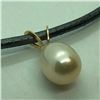 Image 2 : 14kt. Gold Fresh Water Pearl Pendant. Retail $200