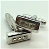 Image 1 : Genuine Swarowski Crystal Gent'S Cufflinks