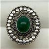 Image 1 : Sterling Silver Green Onyx 5 Gms Ring (~Size 7), Suggested Retail Value $140