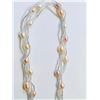 Image 1 : Sterling Silver High Fashion Pearl Bracelet & Necklace Set. Retail $240 (Est From $36 up to $72)