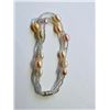 Image 2 : Sterling Silver High Fashion Pearl Bracelet & Necklace Set. Retail $240 (Est From $36 up to $72)