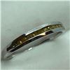 Image 1 : Sterling Silver Fancy Yellow Diamonds(0.2cts) Ring (~Size 7), Suggested Retail Value $200 (Estimated