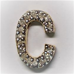 10K 16 Diamond (app 0.16ct) Pendant. Retail $400