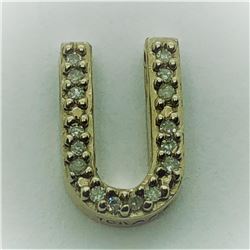 10K 16 Diamond (app 0.16ct) Pendant. Retail $400