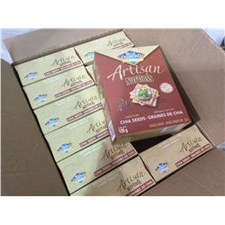 Case of Artisan Nut Thins with Chia Seeds by Blue Diamond (11 x 120g)