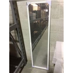 White Frame dressing mirror 14 x 48