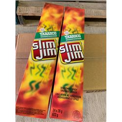 Lot of Slim Jim Tabasco Snacks (2 x 24 x 28g)