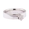 Image 1 : 0.50 ctw Diamond Solitaire Ring - 14KT White Gold