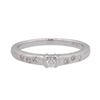 Image 2 : 0.2 ctw Diamond Ring - 14KT White Gold