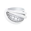Image 1 : 14KT White Gold 0.57 ctw Diamond Ring