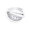 Image 2 : 14KT White Gold 0.57 ctw Diamond Ring