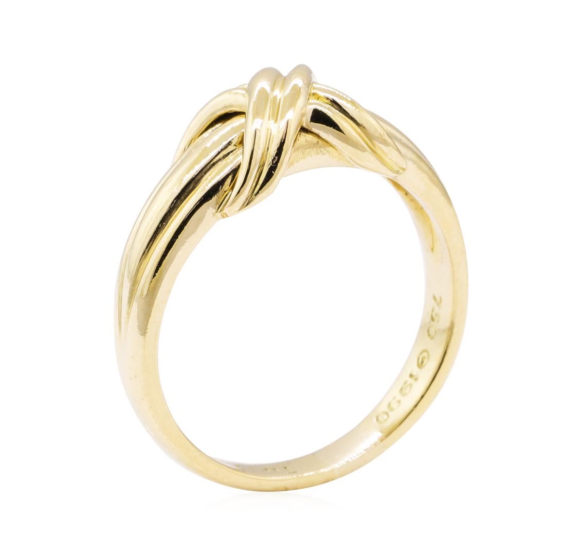 Tiffany and Company Love Knot Ring 18KT Yellow Gold